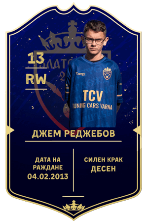 Джем Реджебов 04.02.2013 13 ФУТБОЛ 9 нападател