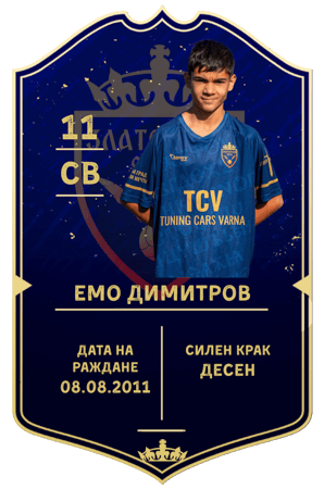 Емо Димитров 08.08.2011 11 ФУТБОЛ 9 защитник
